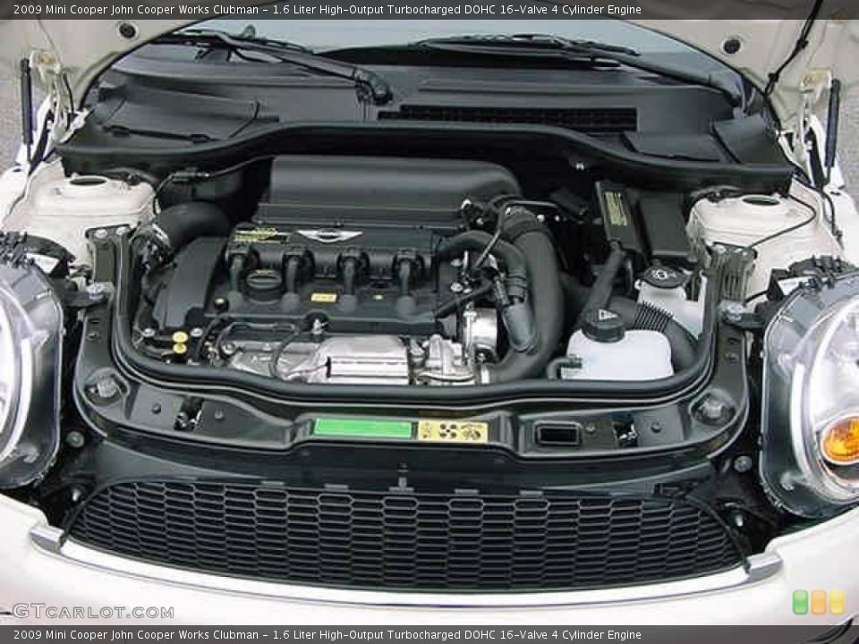 1.6 Liter High-Output Turbocharged DOHC 16-Valve 4 Cylinder Engine for the 2009 Mini Cooper #20318234