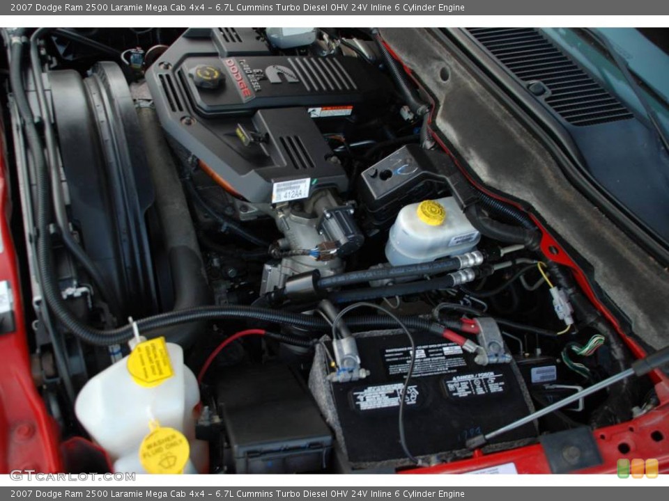 6.7L Cummins Turbo Diesel OHV 24V Inline 6 Cylinder Engine for the 2007 Dodge Ram 2500 #20331495