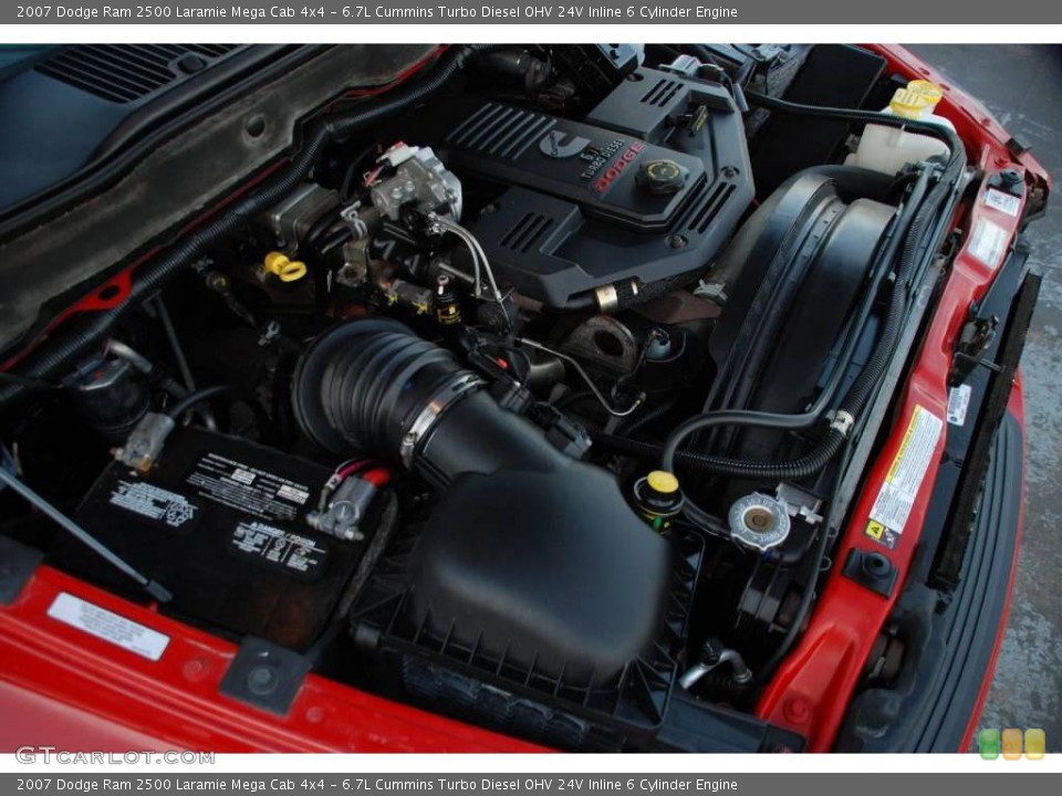 6.7L Cummins Turbo Diesel OHV 24V Inline 6 Cylinder Engine for the 2007 Dodge Ram 2500 #20331503