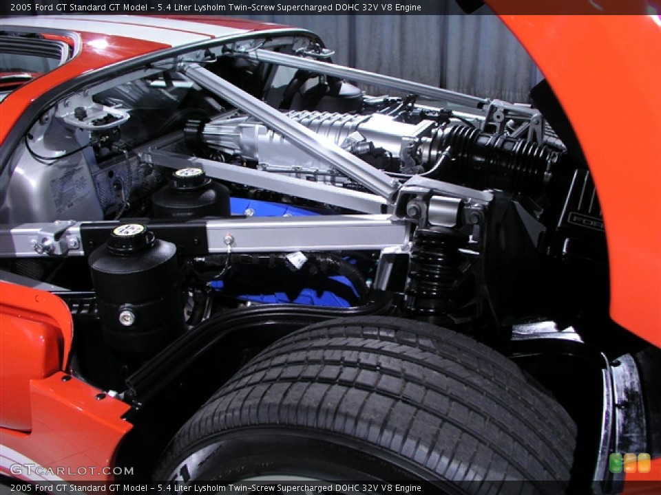 5.4 Liter Lysholm Twin-Screw Supercharged DOHC 32V V8 Engine for the 2005 Ford GT #210514
