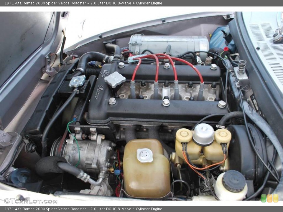 2.0 Liter DOHC 8-Valve 4 Cylinder Engine for the 1971 Alfa Romeo 2000 Spider Veloce #21168877