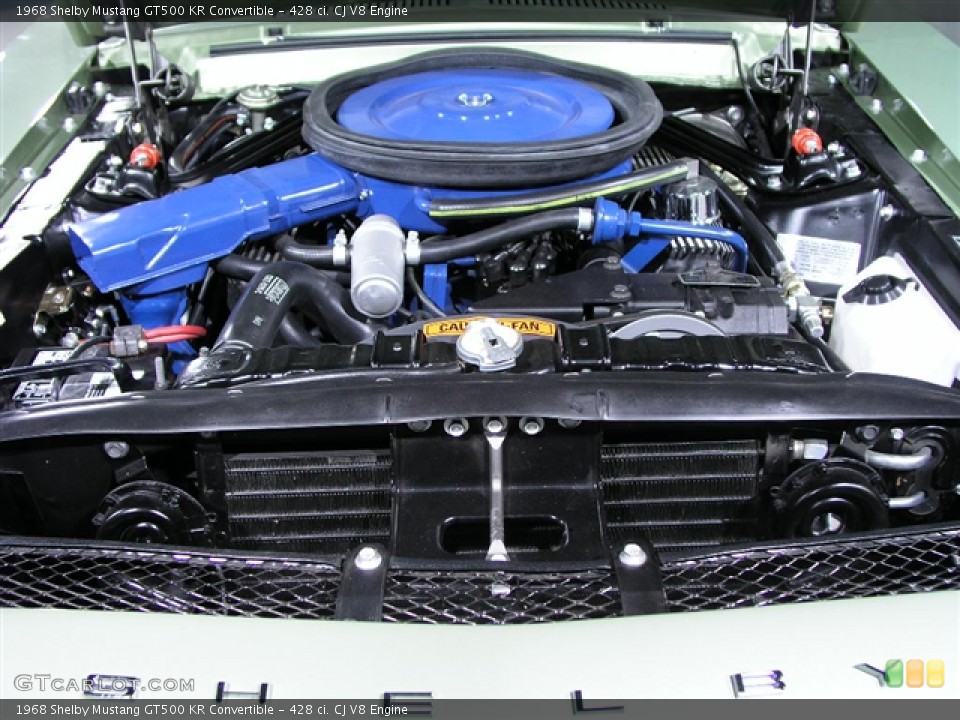 428 ci. CJ V8 1968 Shelby Mustang GT500 KR Engine