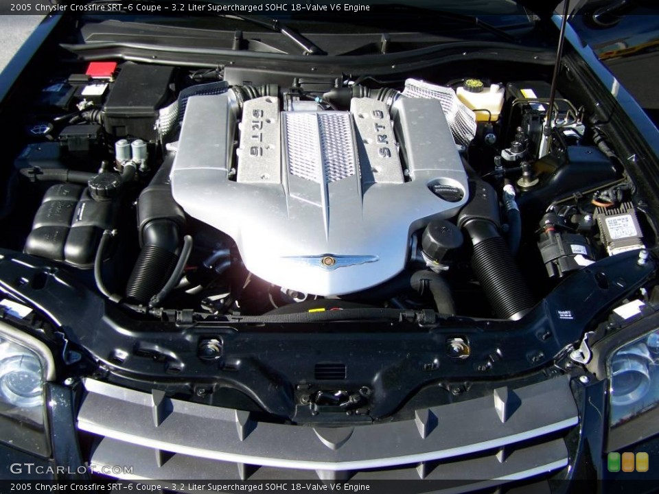 3.2 Liter Supercharged SOHC 18-Valve V6 Engine for the 2005 Chrysler Crossfire #21638176