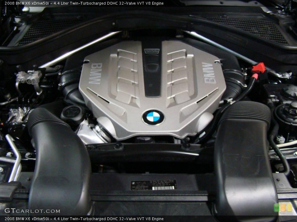 4.4 Liter Twin-Turbocharged DOHC 32-Valve VVT V8 Engine for the 2008 BMW X6 #21788002