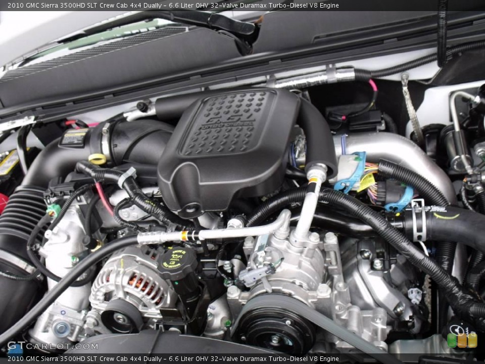 6.6 Liter OHV 32-Valve Duramax Turbo-Diesel V8 Engine for the 2010 GMC Sierra 3500HD #21921348