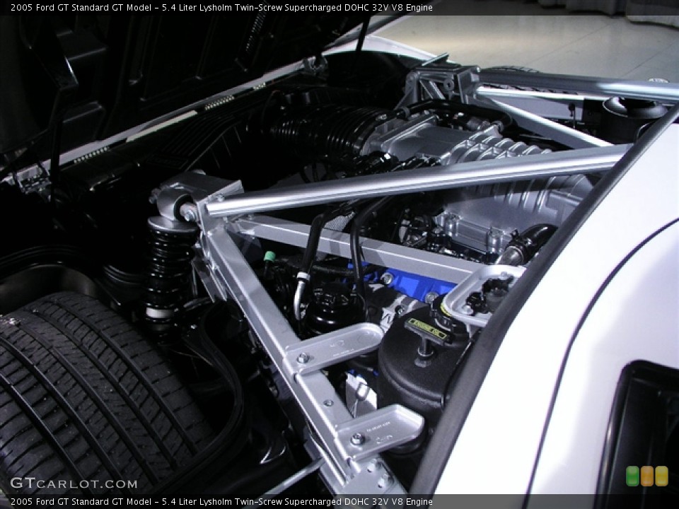 5.4 Liter Lysholm Twin-Screw Supercharged DOHC 32V V8 Engine for the 2005 Ford GT #219842