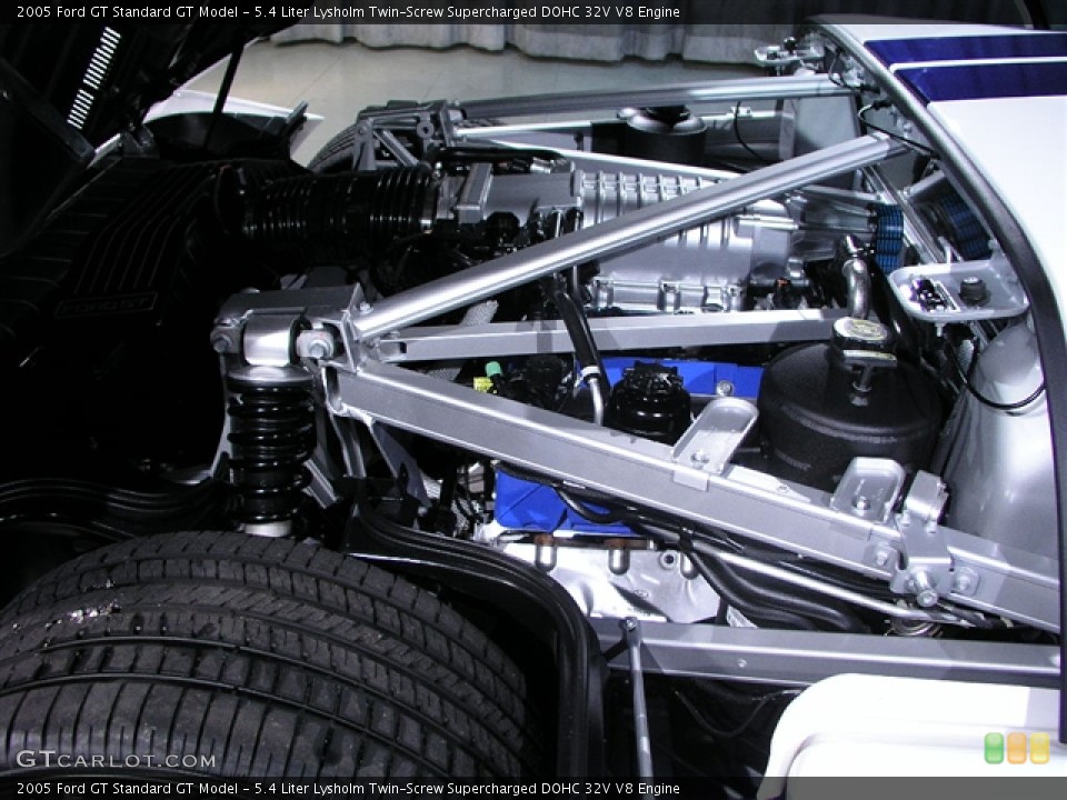 5.4 Liter Lysholm Twin-Screw Supercharged DOHC 32V V8 Engine for the 2005 Ford GT #219849