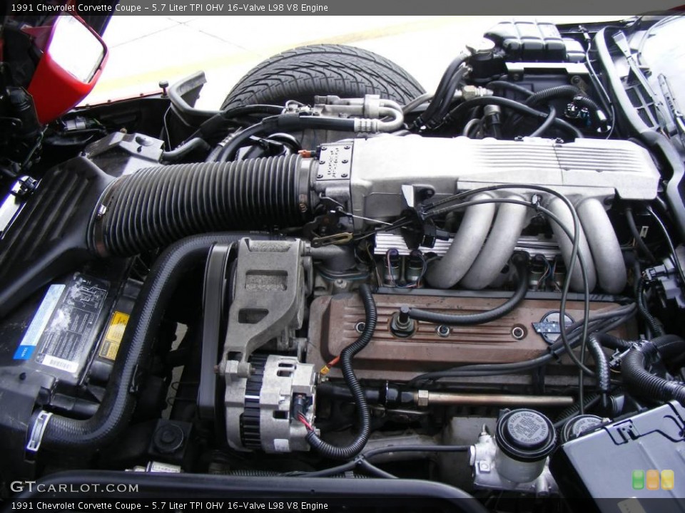 5.7 Liter TPI OHV 16-Valve L98 V8 Engine for the 1991 Chevrolet Corvette #22013640