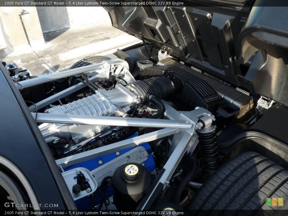 5.4 Liter Lysholm Twin-Screw Supercharged DOHC 32V V8 Engine for the 2005 Ford GT #22068176