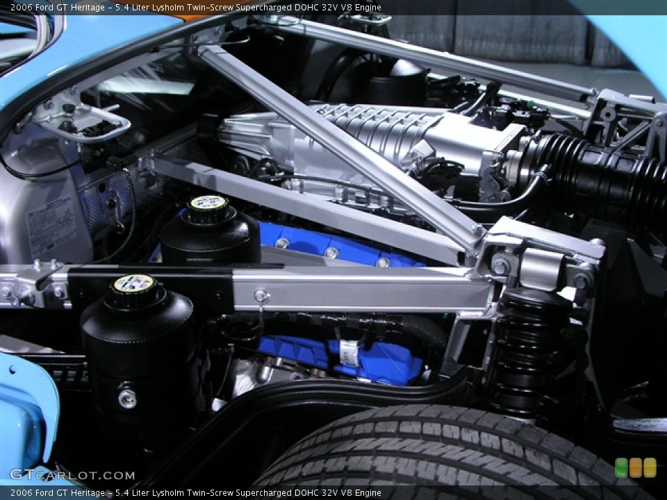 5.4 Liter Lysholm Twin-Screw Supercharged DOHC 32V V8 Engine for the 2006 Ford GT #222849