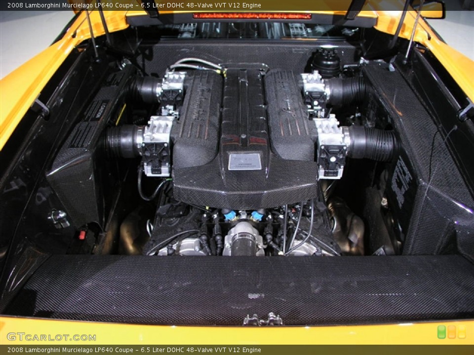 6.5 Liter DOHC 48-Valve VVT V12 Engine for the 2008 Lamborghini Murcielago #226051