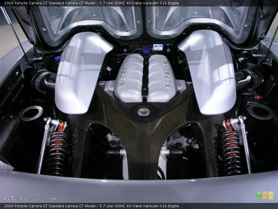 5.7 Liter DOHC 40-Valve Variocam V10 Engine for the 2004 Porsche Carrera GT #227867
