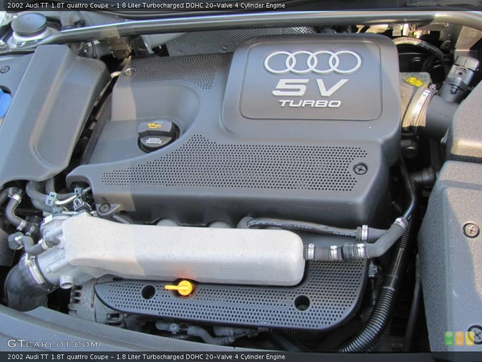 1.8 Liter Turbocharged DOHC 20-Valve 4 Cylinder Engine for the 2002 Audi TT #23195821