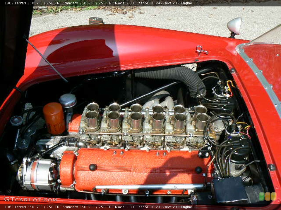 3.0 Liter SOHC 24-Valve V12 1962 Ferrari 250 GTE / 250 TRC Engine