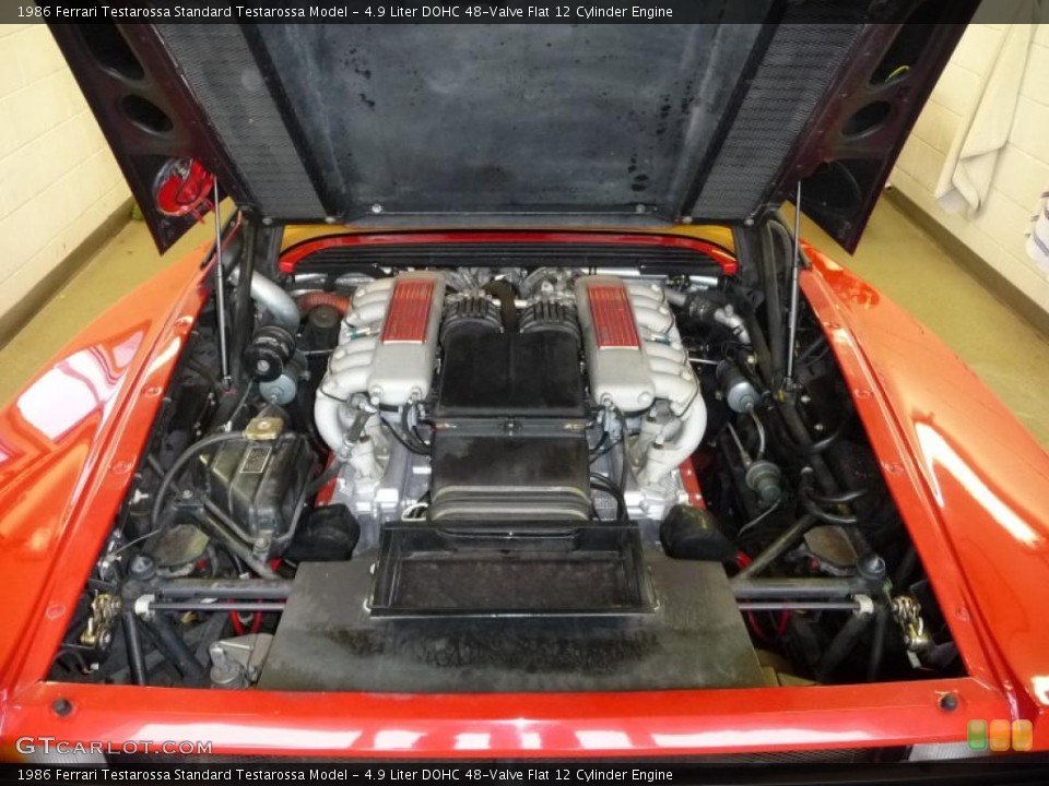 4.9 Liter DOHC 48-Valve Flat 12 Cylinder Engine for the 1986 Ferrari Testarossa #24019262