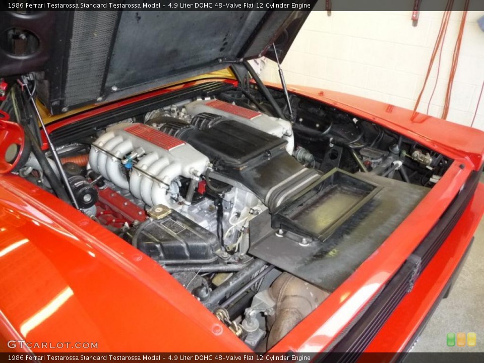 4.9 Liter DOHC 48-Valve Flat 12 Cylinder Engine for the 1986 Ferrari Testarossa #24019270