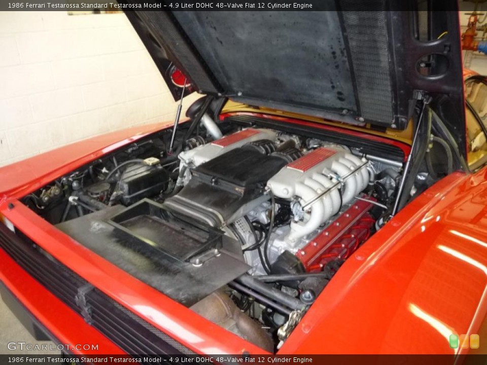 4.9 Liter DOHC 48-Valve Flat 12 Cylinder Engine for the 1986 Ferrari Testarossa #24019274