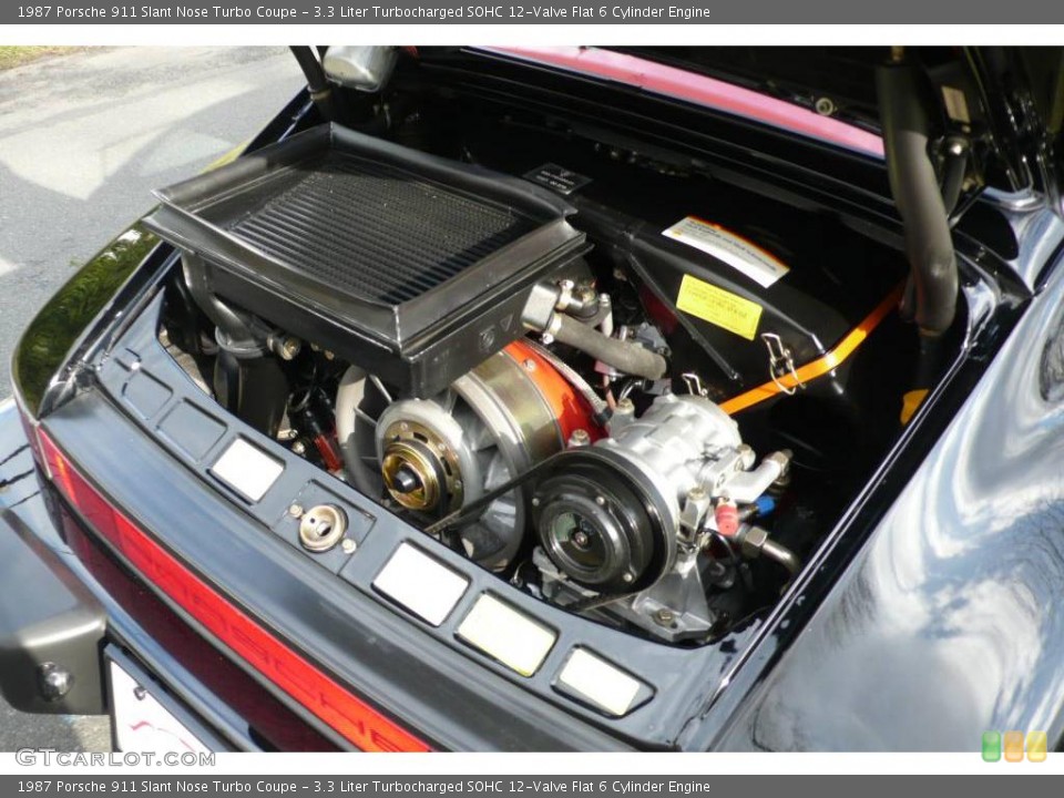 3.3 Liter Turbocharged SOHC 12-Valve Flat 6 Cylinder Engine for the 1987 Porsche 911 #24169270