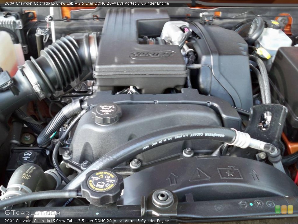 3.5 Liter DOHC 20-Valve Vortec 5 Cylinder Engine for the 2004 Chevrolet Colorado #2443218