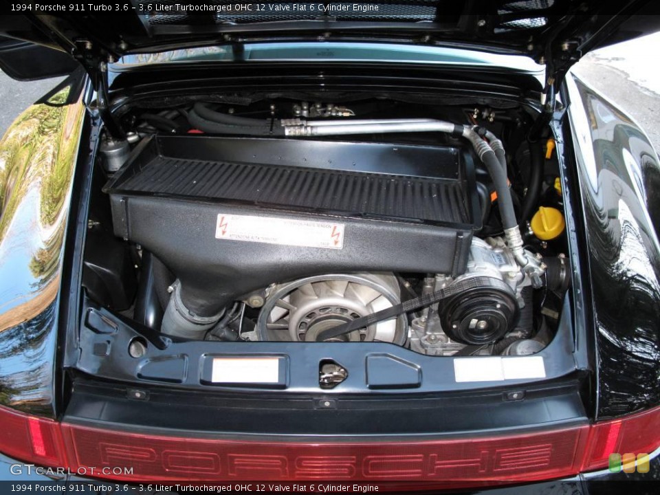 3.6 Liter Turbocharged OHC 12 Valve Flat 6 Cylinder Engine for the 1994 Porsche 911 #24697337