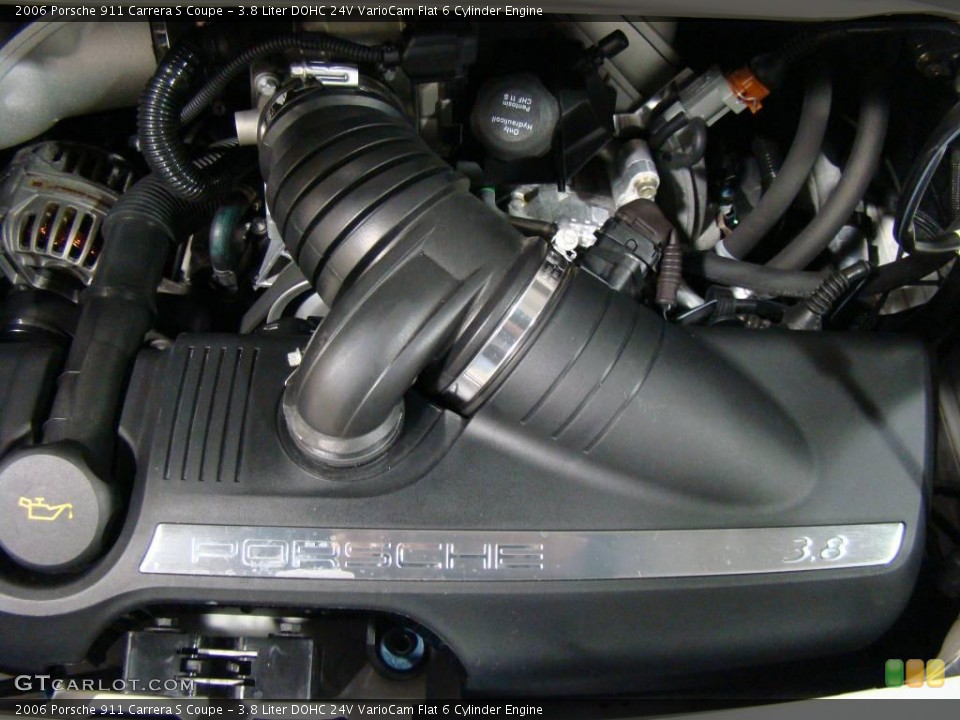3.8 Liter DOHC 24V VarioCam Flat 6 Cylinder Engine for the 2006 Porsche 911 #2496767
