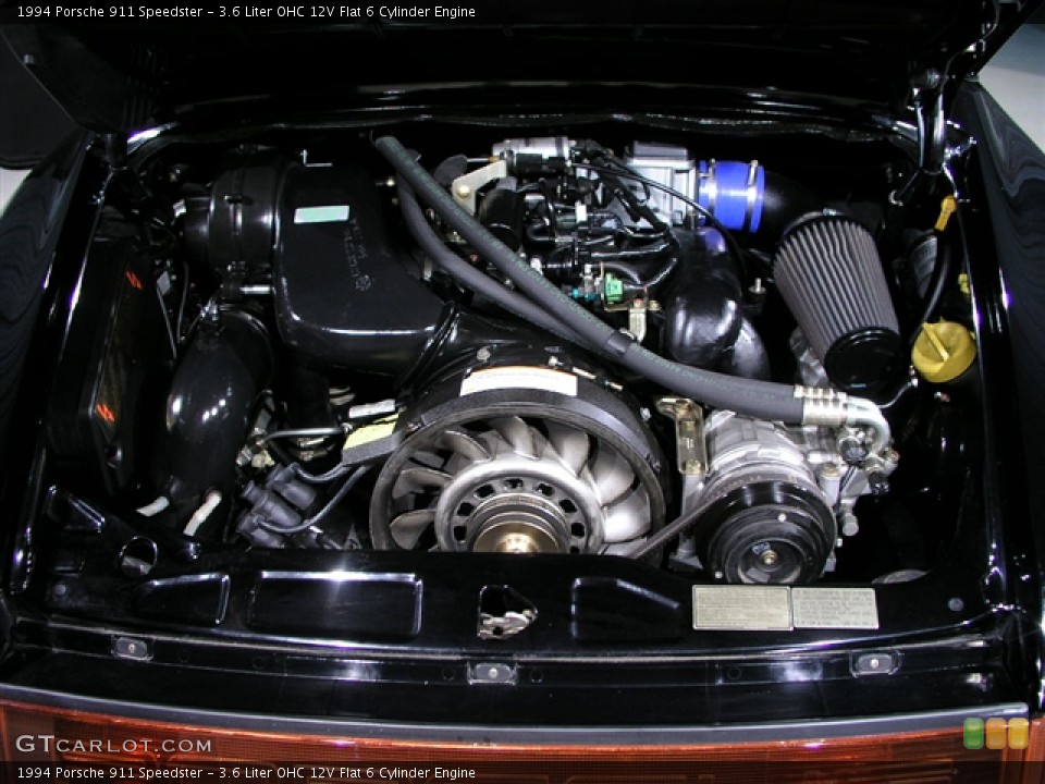 3.6 Liter OHC 12V Flat 6 Cylinder 1994 Porsche 911 Engine