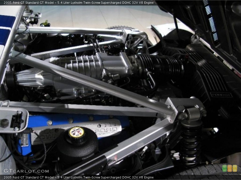 5.4 Liter Lysholm Twin-Screw Supercharged DOHC 32V V8 Engine for the 2005 Ford GT #25156167