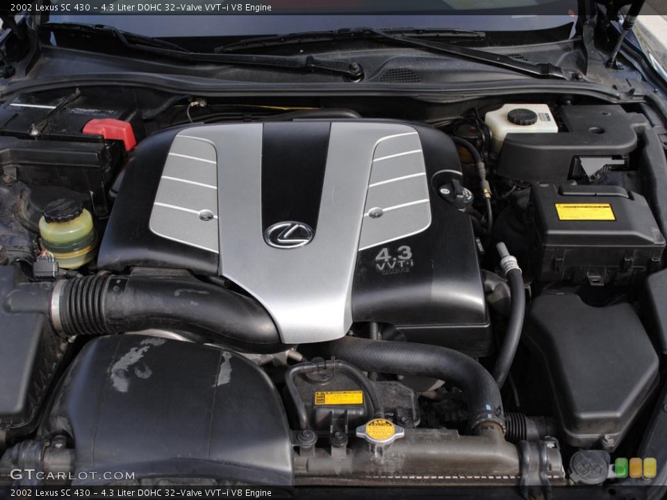 4.3 Liter DOHC 32-Valve VVT-i V8 Engine for the 2002 Lexus SC #25778832