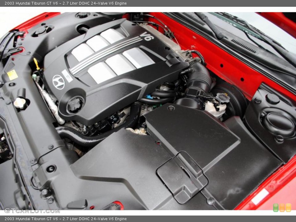 2.7 Liter DOHC 24-Valve V6 Engine for the 2003 Hyundai Tiburon #26246740