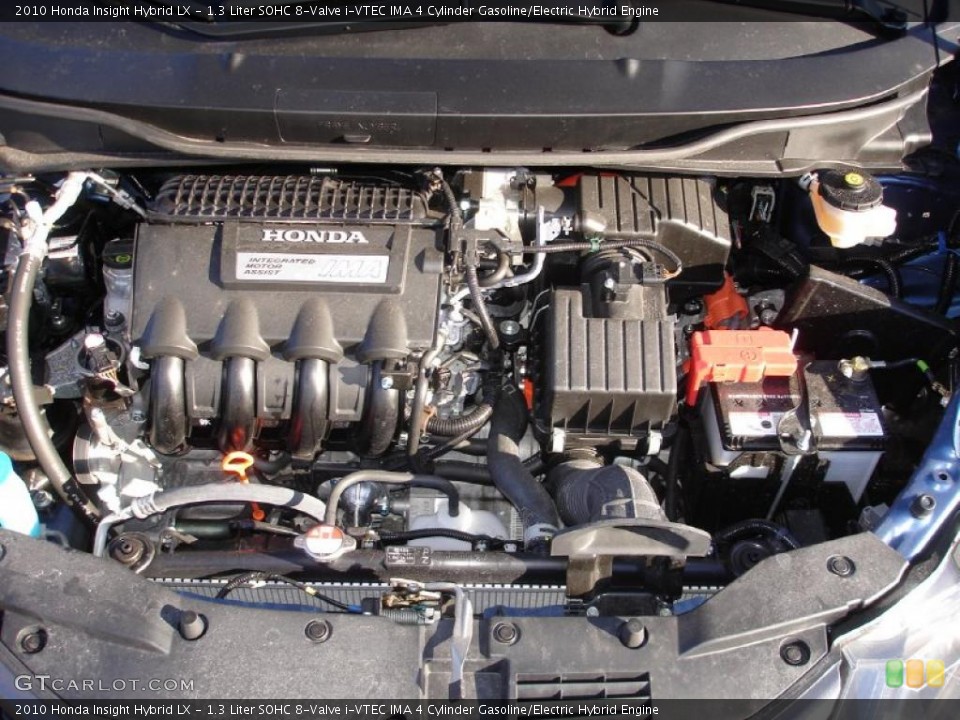 1.3 Liter SOHC 8-Valve i-VTEC IMA 4 Cylinder Gasoline/Electric Hybrid Engine for the 2010 Honda Insight #26482653