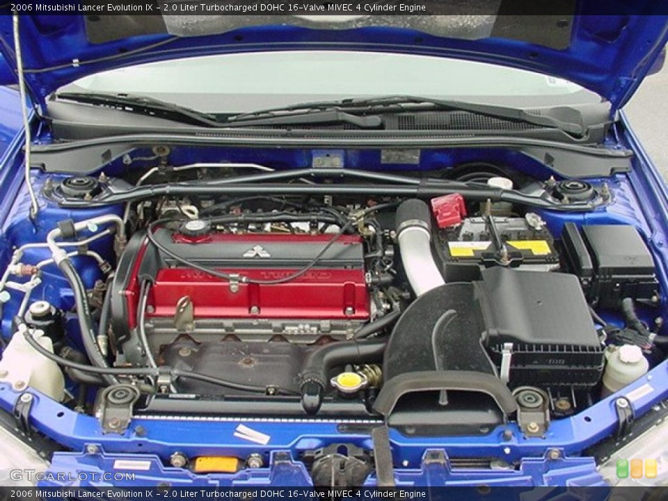 2.0 Liter Turbocharged DOHC 16-Valve MIVEC 4 Cylinder Engine for the 2006 Mitsubishi Lancer Evolution #26515528