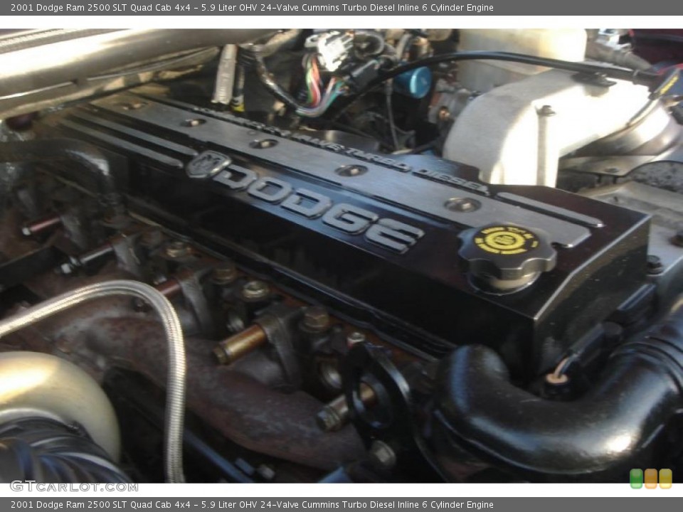 5.9 Liter OHV 24-Valve Cummins Turbo Diesel Inline 6 Cylinder Engine for the 2001 Dodge Ram 2500 #26528580