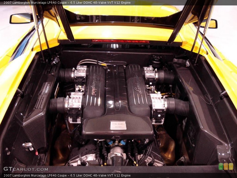 6.5 Liter DOHC 48-Valve VVT V12 Engine for the 2007 Lamborghini Murcielago #2653516