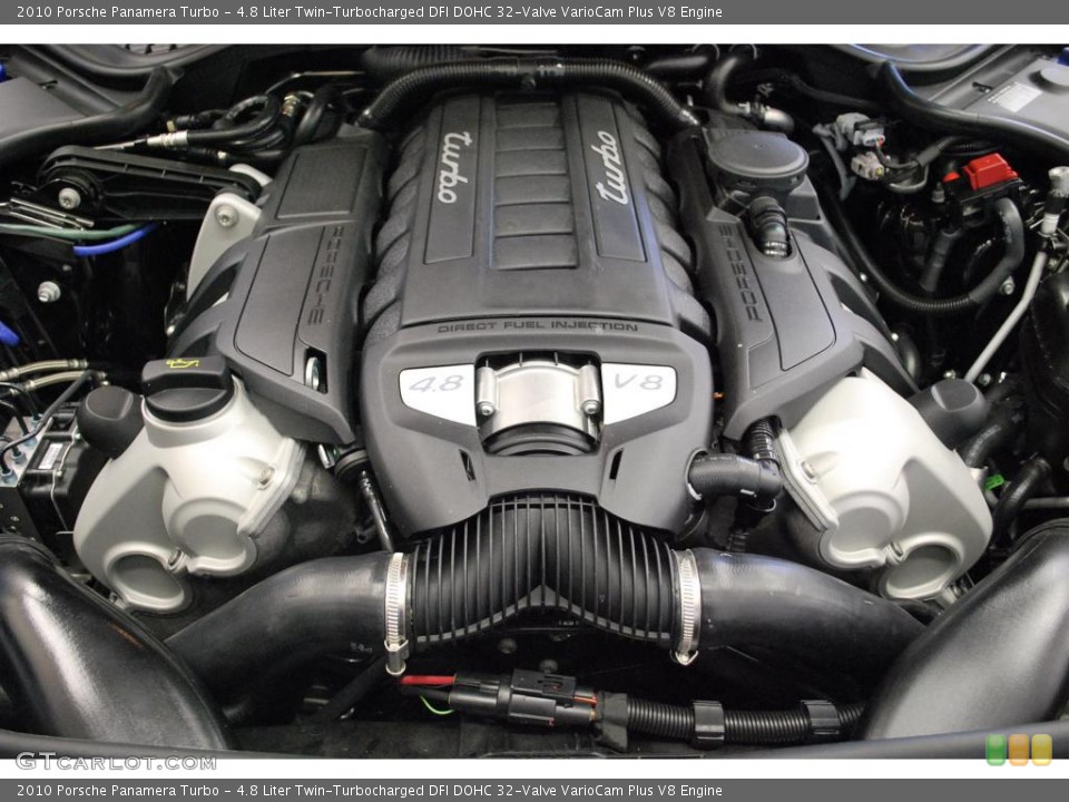 4.8 Liter Twin-Turbocharged DFI DOHC 32-Valve VarioCam Plus V8 Engine for the 2010 Porsche Panamera #26594848