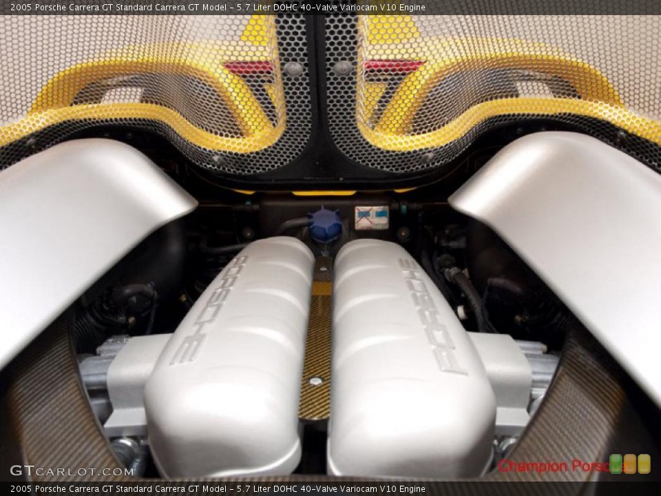 5.7 Liter DOHC 40-Valve Variocam V10 Engine for the 2005 Porsche Carrera GT #26757006