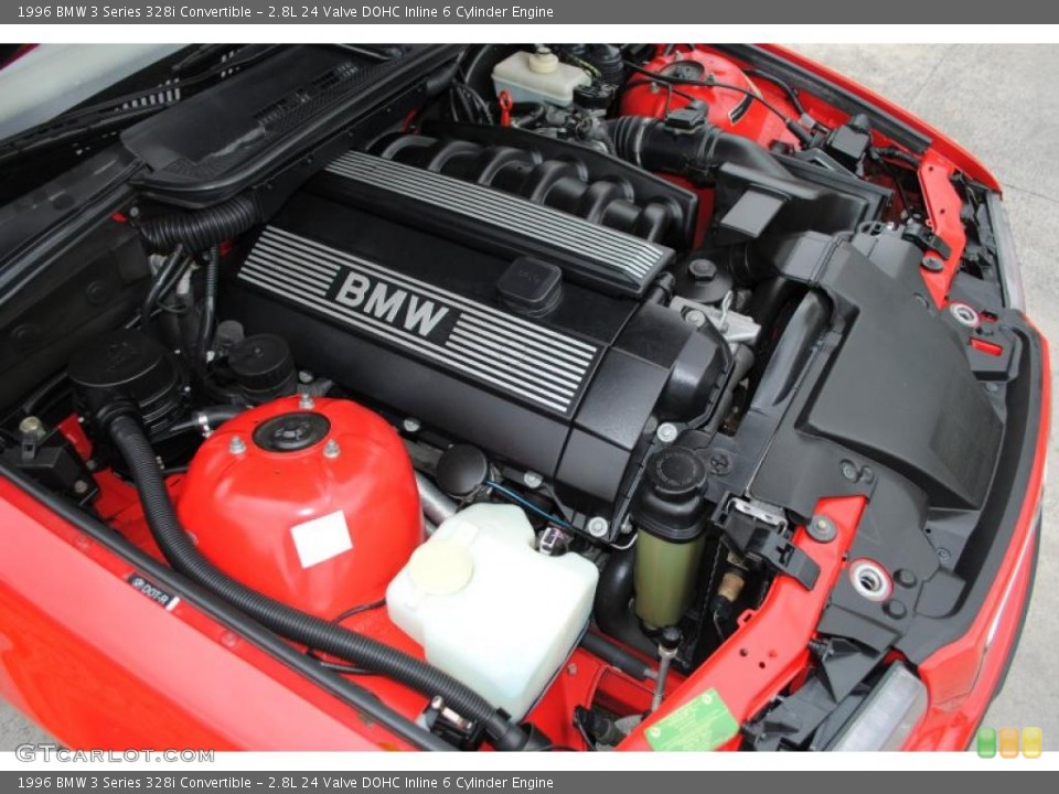 2.8L 24 Valve DOHC Inline 6 Cylinder Engine for the 1996 BMW 3 Series #27006971
