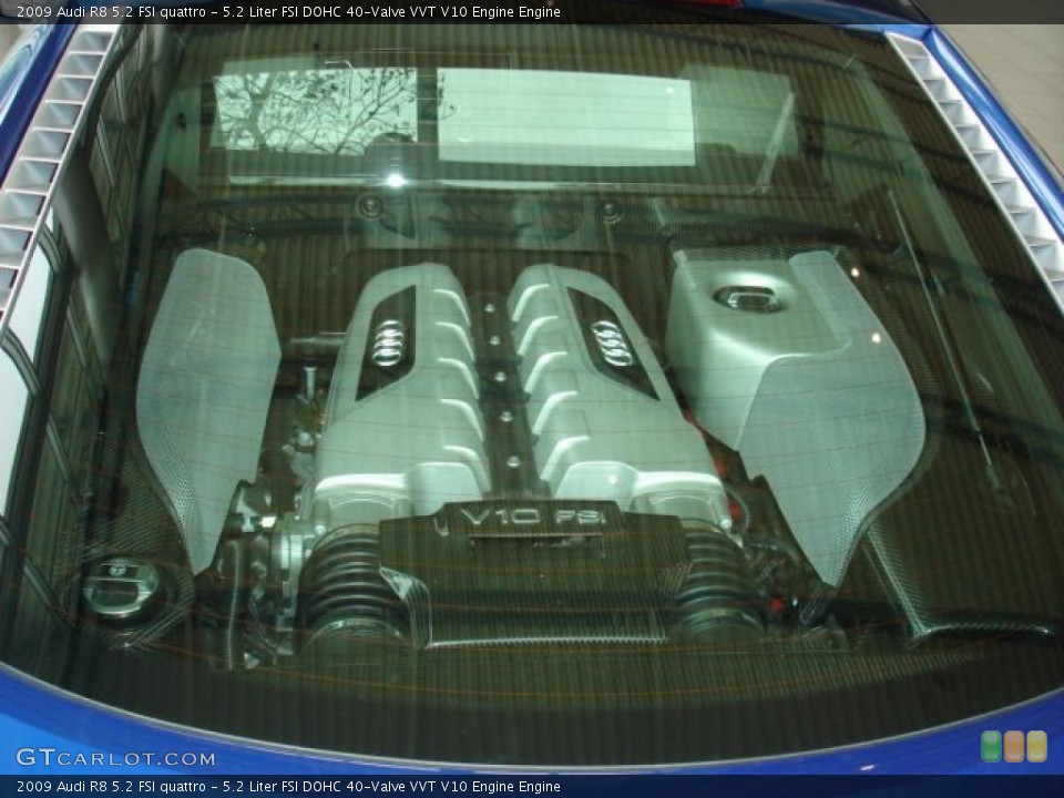 5.2 Liter FSI DOHC 40-Valve VVT V10 Engine Engine for the 2009 Audi R8 #27032788