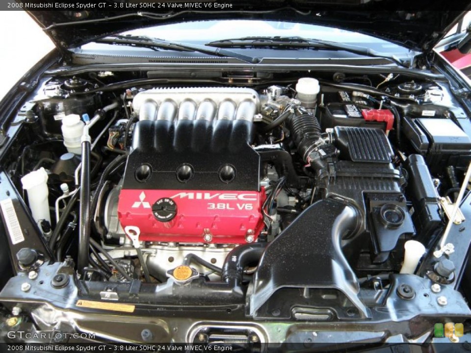 3.8 Liter SOHC 24 Valve MIVEC V6 Engine for the 2008 Mitsubishi Eclipse #27197871