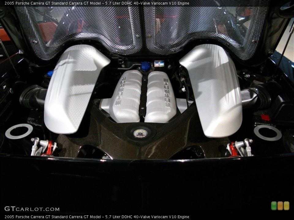 5.7 Liter DOHC 40-Valve Variocam V10 Engine for the 2005 Porsche Carrera GT #272705