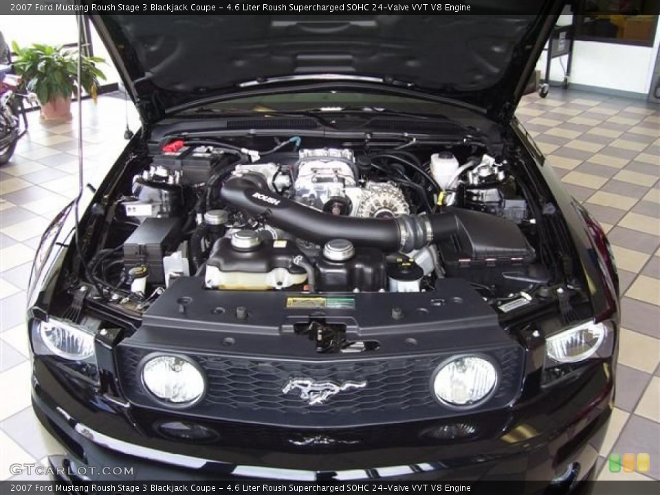 4.6 Liter Roush Supercharged SOHC 24-Valve VVT V8 Engine for the 2007 Ford Mustang #27739152