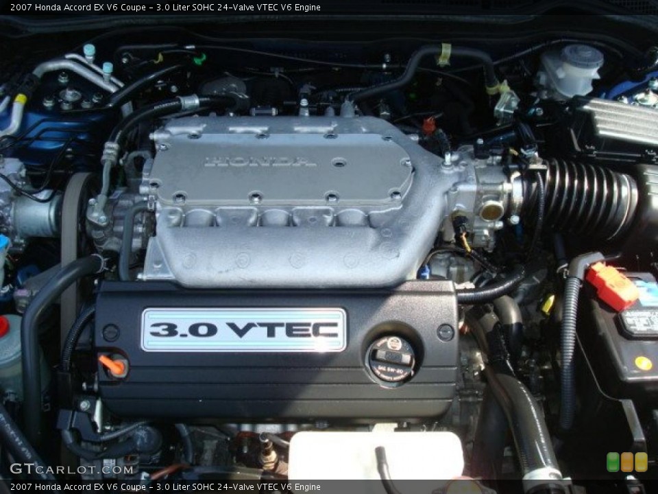 3.0 Liter SOHC 24-Valve VTEC V6 Engine for the 2007 Honda Accord #27815365