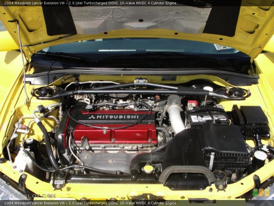 2.0 Liter Turbocharged DOHC 16-Valve MIVEC 4 Cylinder Engine for the 2004 Mitsubishi Lancer Evolution #27875553