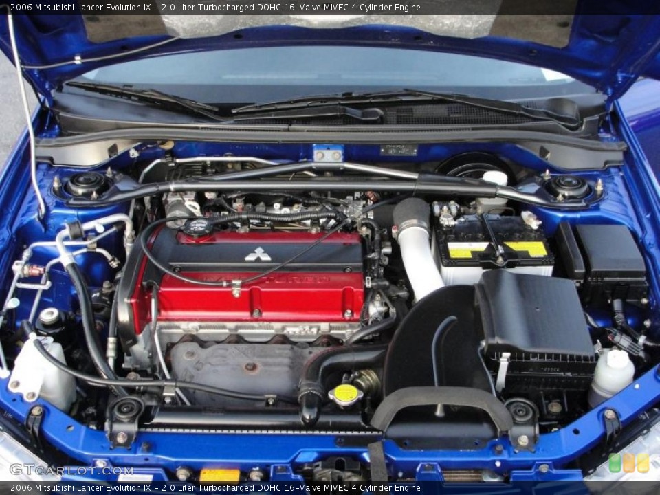 2.0 Liter Turbocharged DOHC 16-Valve MIVEC 4 Cylinder Engine for the 2006 Mitsubishi Lancer Evolution #28027344