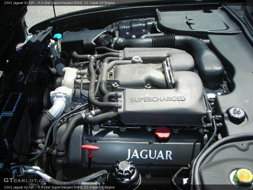 4.0 Liter Supercharged DOHC 32-Valve V8 Engine for the 2001 Jaguar XJ #28152