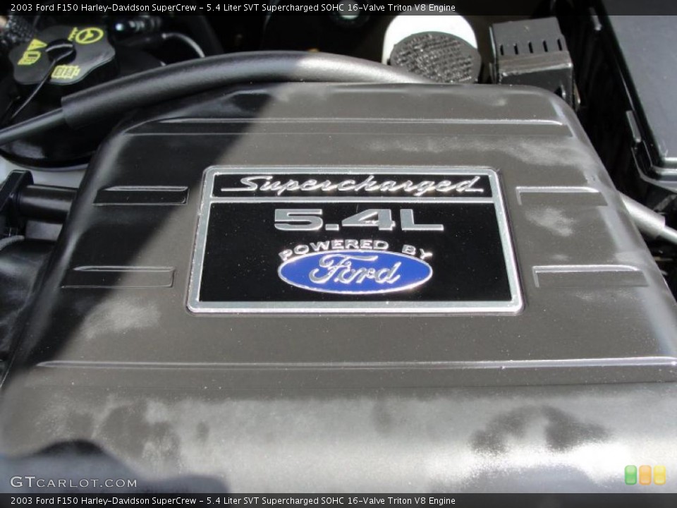 5.4 Liter SVT Supercharged SOHC 16-Valve Triton V8 Engine for the 2003 Ford F150 #28273210