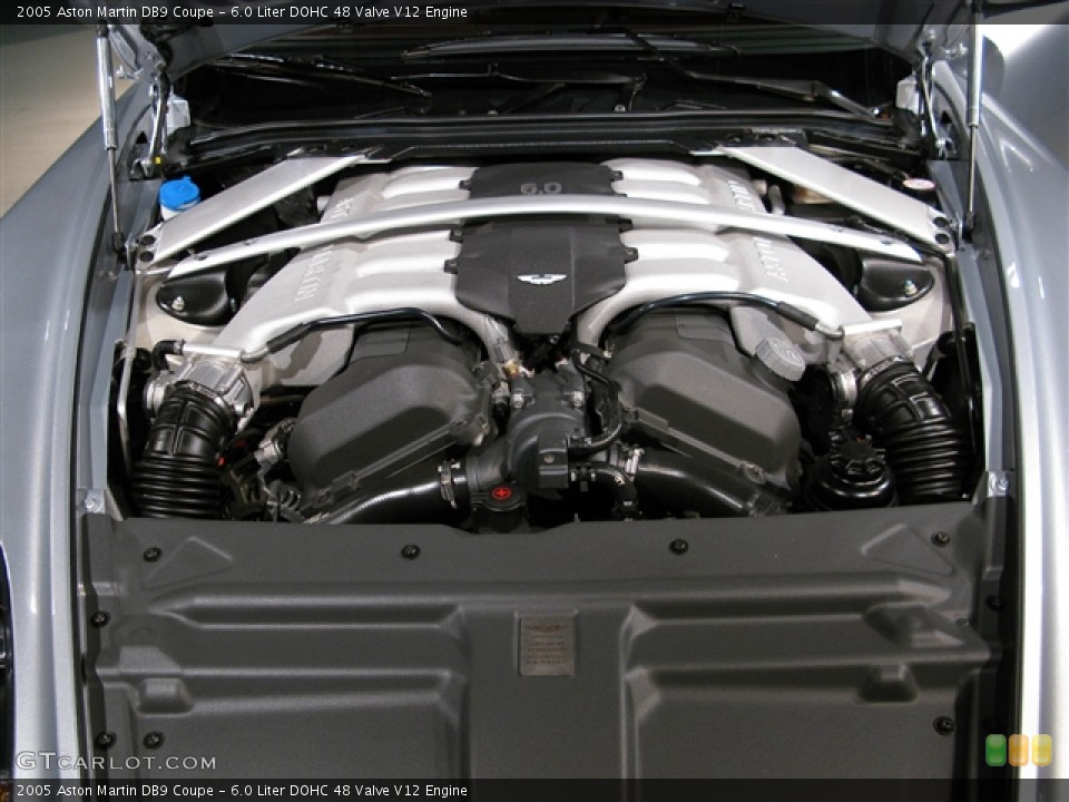 6.0 Liter DOHC 48 Valve V12 Engine for the 2005 Aston Martin DB9 #284053