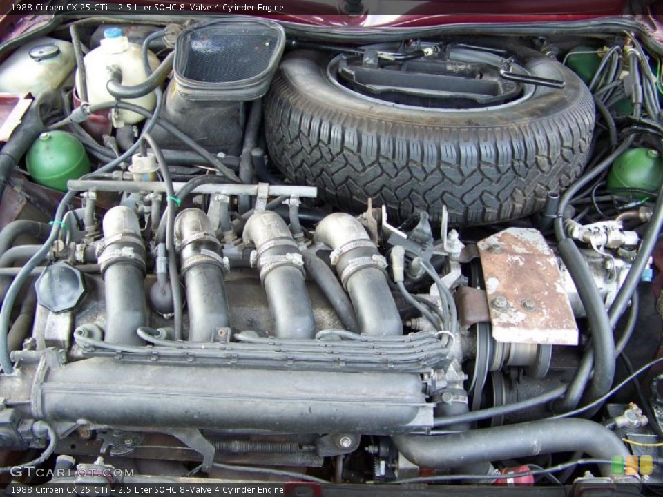 2.5 Liter SOHC 8-Valve 4 Cylinder 1988 Citroen CX Engine