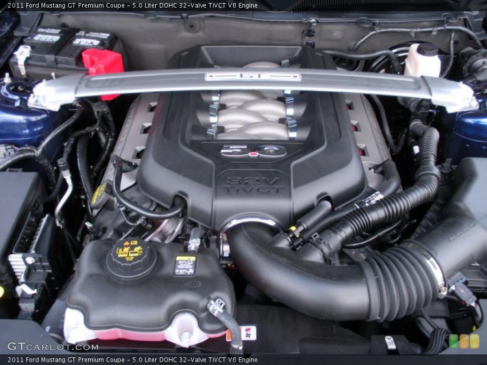 5.0 Liter DOHC 32-Valve TiVCT V8 Engine for the 2011 Ford Mustang #29915831