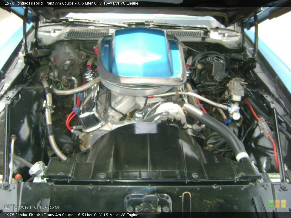 6.6 Liter OHV 16-Valve V8 Engine for the 1978 Pontiac Firebird #30135612