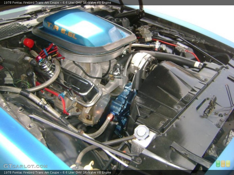 6.6 Liter OHV 16-Valve V8 Engine for the 1978 Pontiac Firebird #30135640